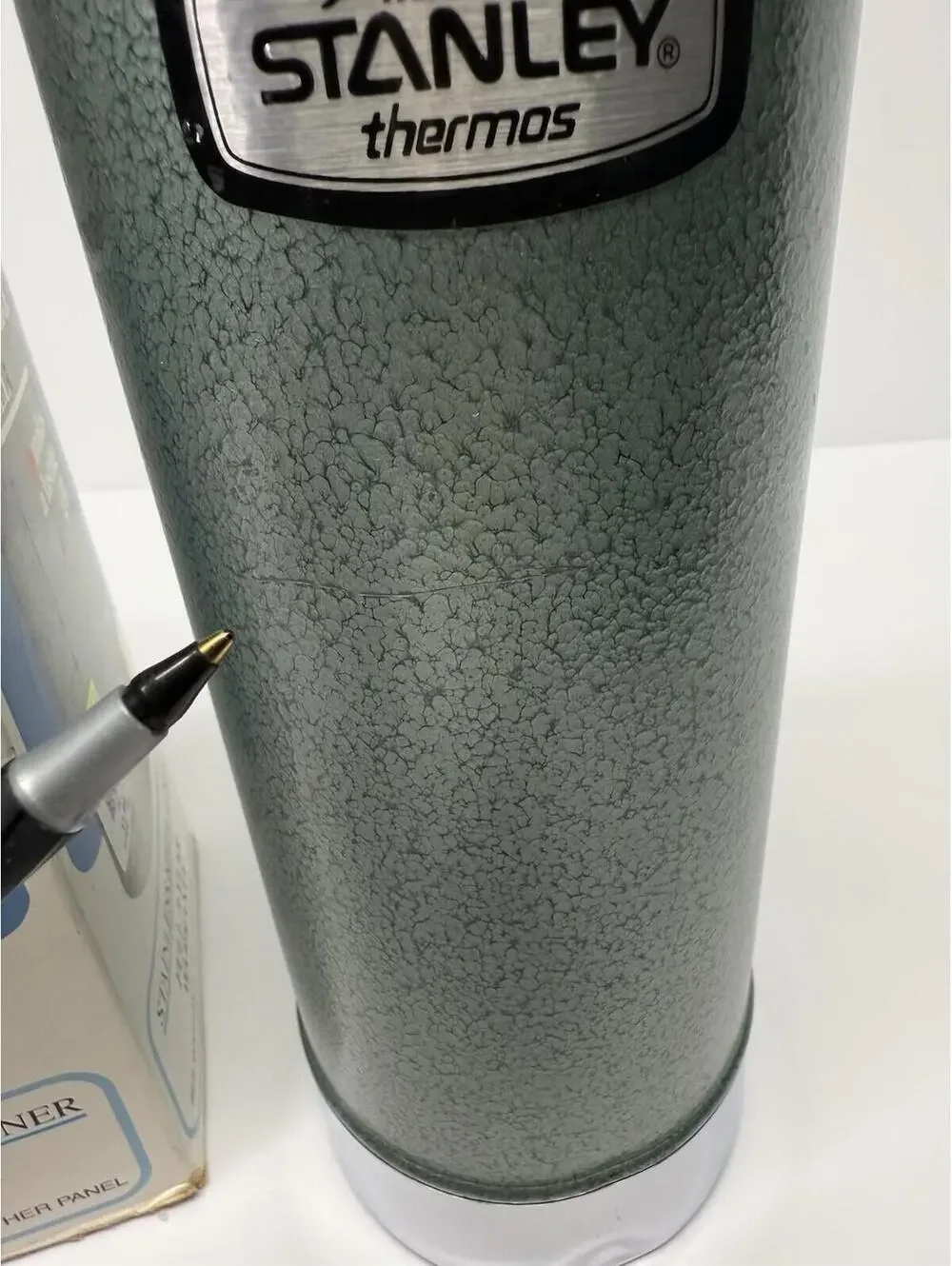 Stanley Thermos Green Aladdin's Quart NO. A-1357 B Steel 0.95LVintage 90's - Picture 7 of 15